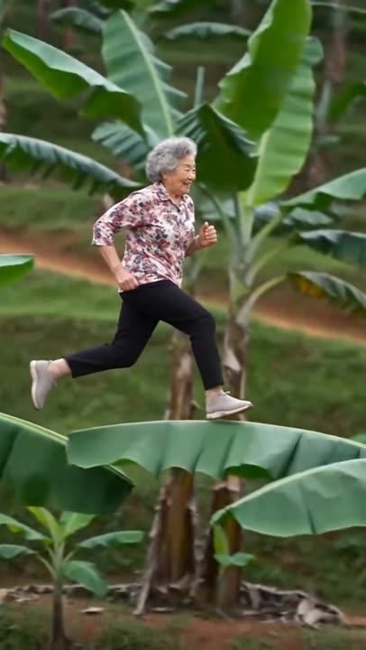 Banana Tree Run AI video template preview